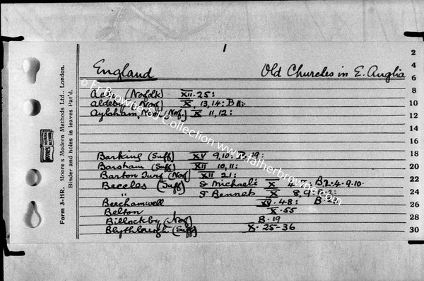 FR BROWNES INDEX